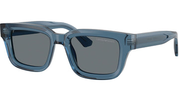 LIGHT BLUE LENSES WITH SHINY TRANSPARENT BLUE LENSES
