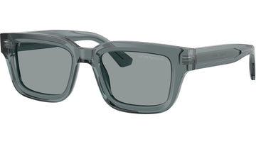 LIGHT GRAY LENSES WITH SHINY TRANSPARENT GRAY  FRAME