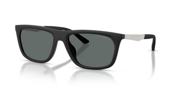 SOLID GRAY POLARIZED LENSES WITH MATTE BLACK FRAME