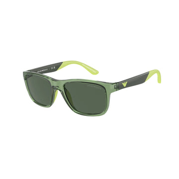 SOLID GREEN LENSES WITH SHINY TRANSPARENT GREEN FRAME