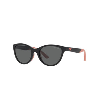 SOLID GRAY LENSES WITH BLACK FRAME