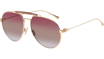 MAUVE SAND GRADIENT LENSES WITH ROSE GOLD FRAME