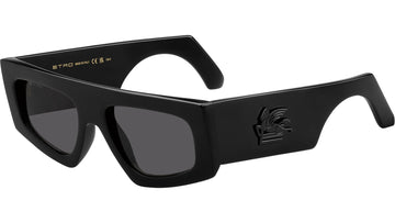 SOLID GRAY LENSES WITH BLACK FRAME