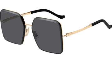 SOLID GRAY LENSES WITH LIGHT GOLD FRAME
