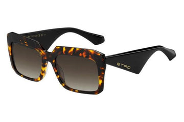 BROWN GRADIENT LENSES WITH HAVANA FRAME