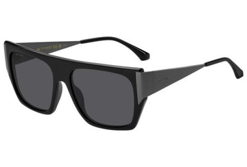 SOLID GRAY LENSES WITH BLACK FRAME
