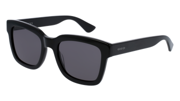 SOLID GRAY LENSES WITH BLACK FRAME