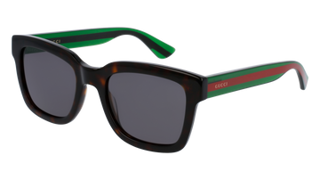 SOLID GRAY LENSES WITH HAVANA FRAME