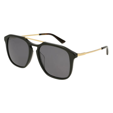 SOLID GRAY LENSES WITH BLACK FRAME