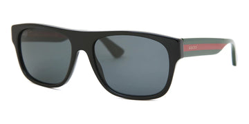 SOLID GRAY LENSES WITH BLACK FRAME