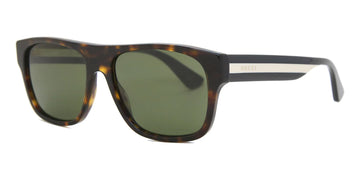 SOLID GREEN LENSES WITH HAVANA FRAME
