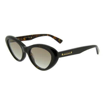 BROWN GRADIENT LENSES WITH HAVANA FRAME