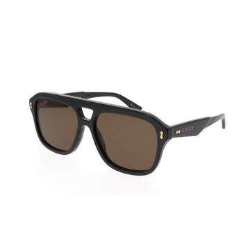 SOLID BROWN POLARIZED LENSES WITH GRAY FRAME