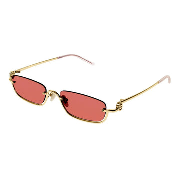RED LENSES WITH GOLD FRAME
