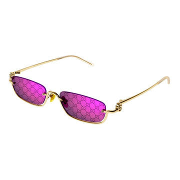 VIOLET WITH MONOGRAM LENSES WITH GOLD FRAME