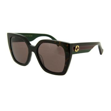 SOLID BROWN LENSES WITH HAVANA FRAME