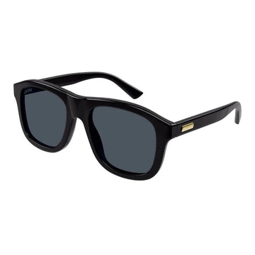 SOLID GRAY LENSES WITH BLACK FRAME
