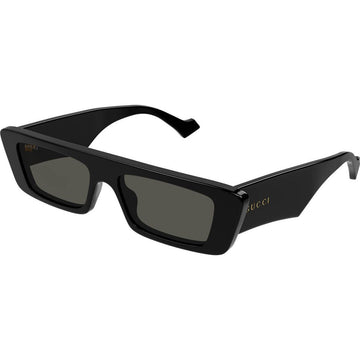 GRAY SOLID LENSES WITH BLACK FRAME