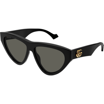 GRAY SOLID LENSES WITH BLACK FRAME