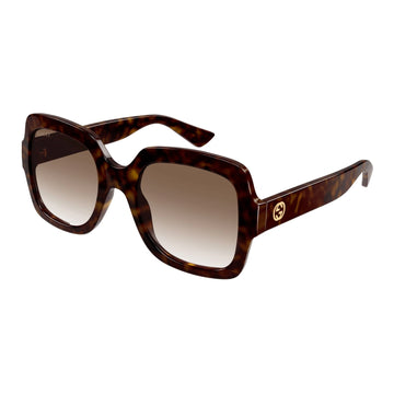 BROWN GRADIENT LENSES WITH HAVANA FRAME