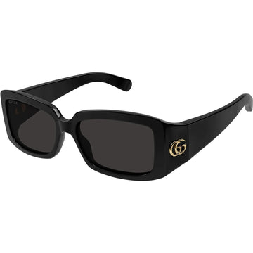 SOLID GRAY LENSES WITH BLACK FRAME
