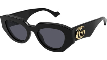 SOLID GRAY LENSES WITH SHINY BLACK FRAME