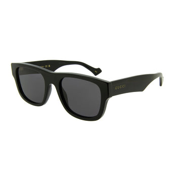 SOLID GRAY LENSES WITH BLACK FRAME