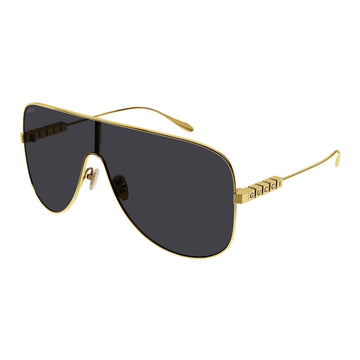 SOLID GRAY LENSES WITH GOLD FRAME