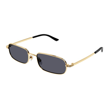 SOLID GRAY LENSES WITH GOLD FRAM