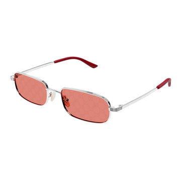 RED LOGO MIRROR LENSES WITH SLIVER FRAME