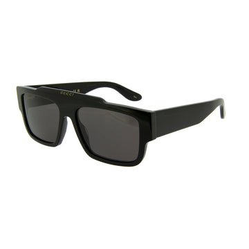 SOLID GRAY LENSES WITH BLACK FRAME