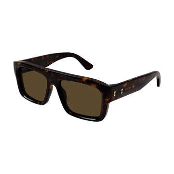 SOLID BROWN LENSES WITH HAVANA FRAME