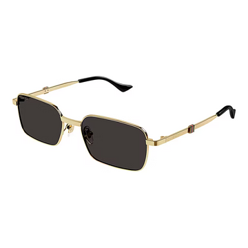 SOLID GRAY LENSES WITH GOLD FRAME