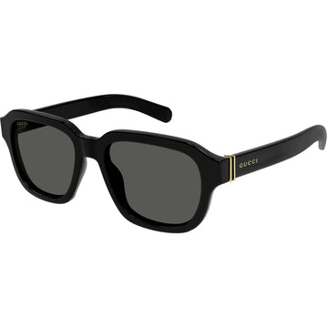 SOLID GRAY LENSES WITH BLACK FRAME