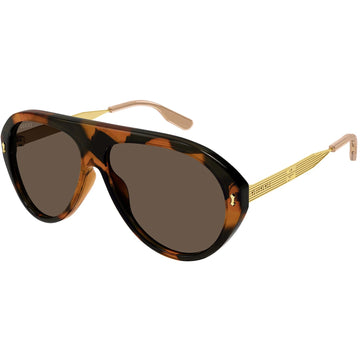SOLID BROWN LENSES WITH HAVANA FRAME