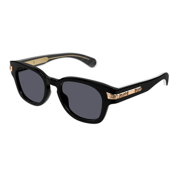 SOLID GRAY LENSES WITH BLACK FRAME