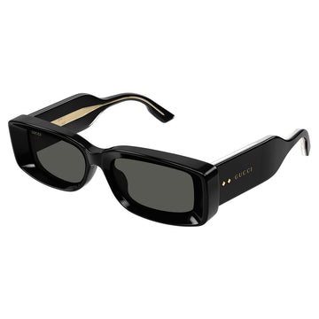 SOLID GRAY LENSES WITH BLACK FRAME