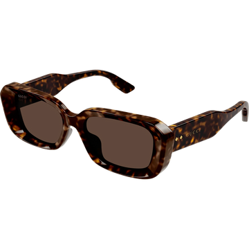 SOLID BROWN LENSES WITH HAVANA FRAME