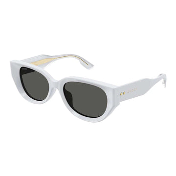 SOLID GRAY LENSES WITH WHITE FRAME