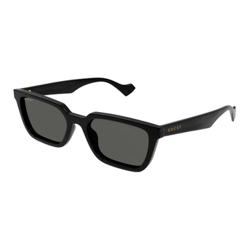 SOLID GRAY LENSES WITH BLACK FRAME