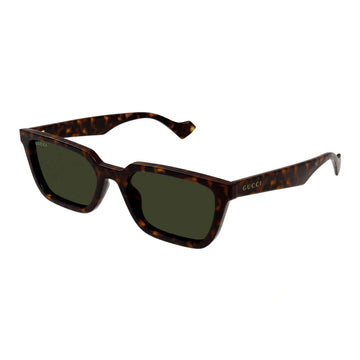 SOLID GREEN LENSES WITH HAVANA FRAME