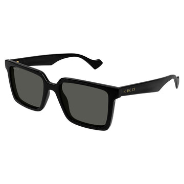 SOLID GRAY LENSES WITH BLACK FRAME