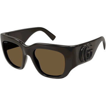 SOLID BROWN LENSES WITH BROWN FRAME