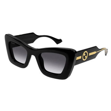 GRAY GRADIENT LENSES WITH BLACK FRAME