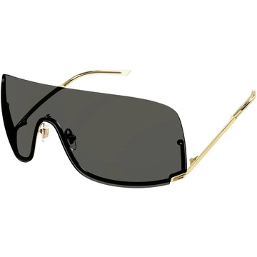 SOLID GRAY LENSES WITH GOLD FRAME