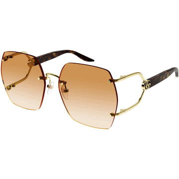 ORANGE GRADIENT LENSES WITH SHINY ENDURA GOLD FRAME