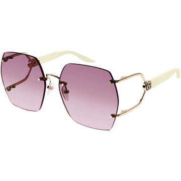 PINK GRADIENT LENSES WITH SHINY ROSE GOLD FRAME