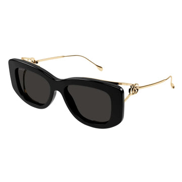 SOLID GRAY LENSES WITH BLACK FRAME