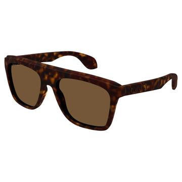 SOLID BROWN LENSES WITH MATTE HAVANA FRAME