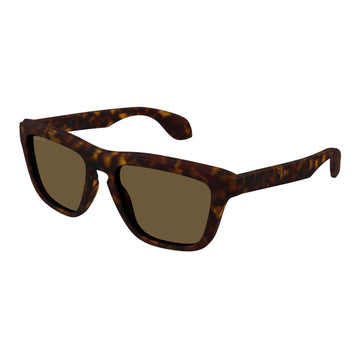 SOLID BROWN LENSES WITH MATTE HAVANA FRAME